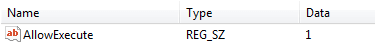 AllowExecute Settings