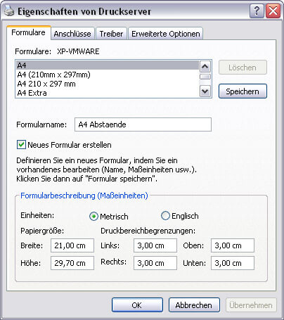 Neues Formular erstellen