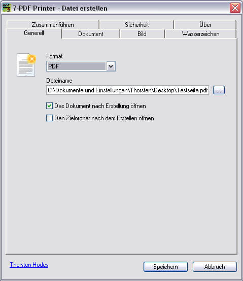 PDF Printer von 7-PDF