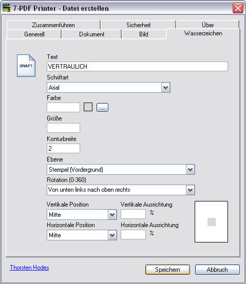 PDF Printer from 7-PDF